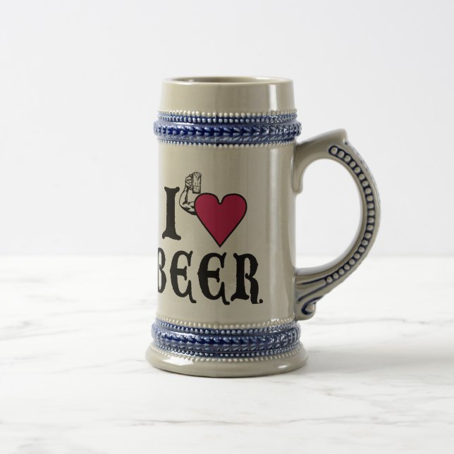 I Love Beer Stein (Right)