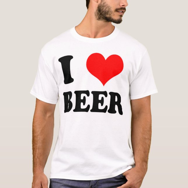 i love beer T-Shirt (Front)