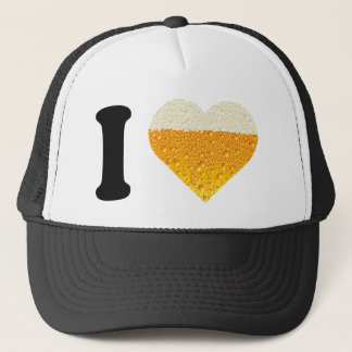 I LOVE BEER TRUCKER HAT
