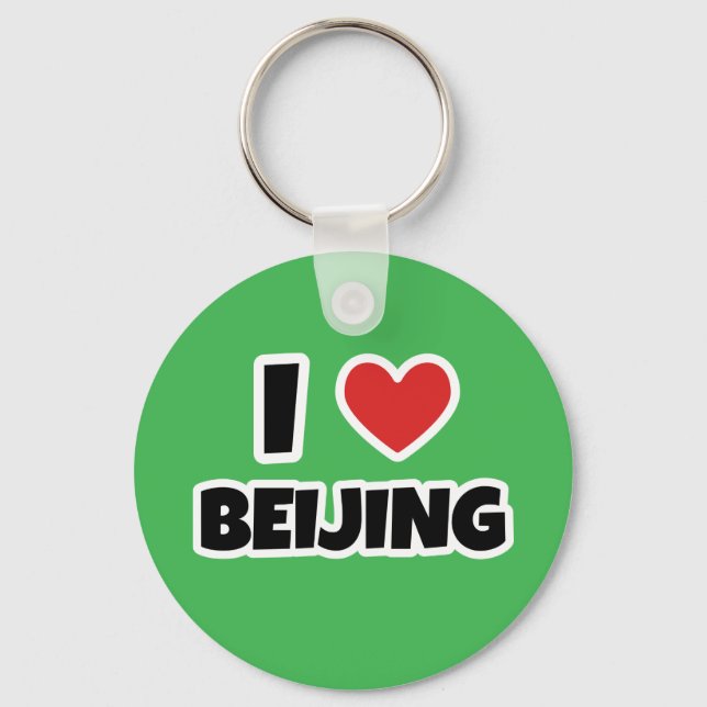 I love Beijing Keychain (Front)