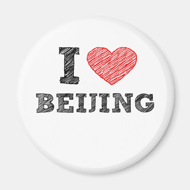 I Love Beijing Magnet (Front)