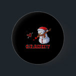 I Love Being A Grammy Snowman Dab Christmas 2020  2 Inch Round Button<br><div class="desc">I Love Being A Grammy Snowman Dab Christmas 2020</div>