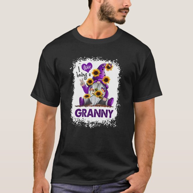 I Love Being A Granny Gnomes Matching Christmas Fo T-Shirt (Front)