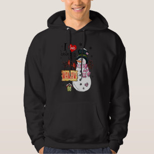 I Love Being A Mamaw Snowman Christmas Funny Xmas Hoodie