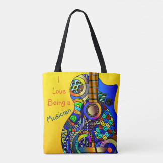 I Love Being A Musician Tote Bag