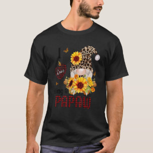 I Love Being A Papaw Fall Gnome Autumn Thanksgivin T-Shirt