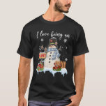 I Love Being An Aunt Snowman Family Christmas T-Shirt<br><div class="desc">I Love Being An Aunt Snowman Family Christmas</div>