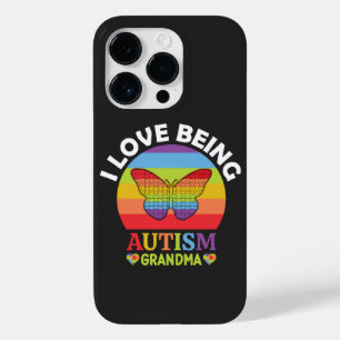 I Love Being Autism Grandma, Gift Autism Grandma Case-Mate iPhone 14 Pro Case