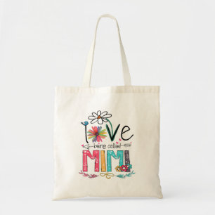 I Love Being Called Mimi Grandma Nana Gigi Lover Tote Bag