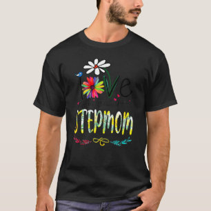 I Love Being Called Stepmom Sunflower Mothers Day T-Shirt