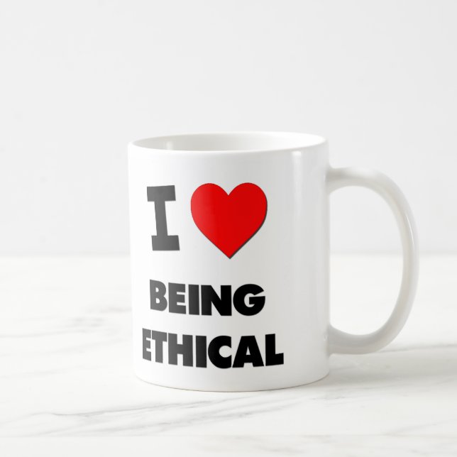 I love Being Ethical Coffee Mug (Right)