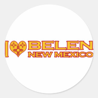 I Love Belen, NM Classic Round Sticker