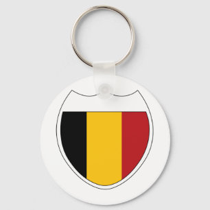 I Love Belgium Keychain