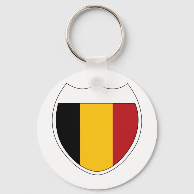 I Love Belgium Keychain (Front)