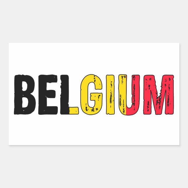 I love Belgium  Sticker (Front)
