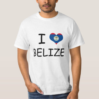 I Love Belize Tee Shirt