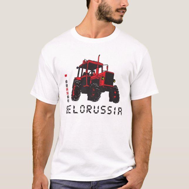 I LOVE BELORUSSIA T-shirt (Front)