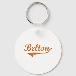 I Love Belton Texas Keychain