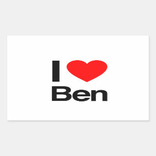 i love ben sticker