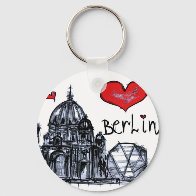 I love Berlin Keychain (Front)