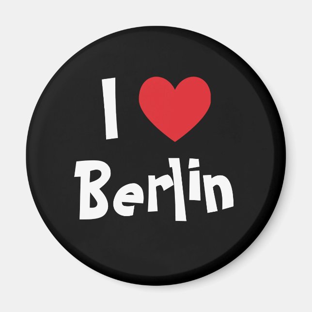 I Love Berlin Magnet (Front)