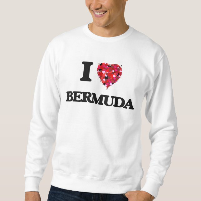 I Love Bermuda Sweatshirt (Front)