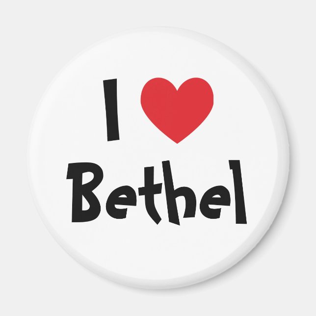 I Love Bethel Magnet (Front)