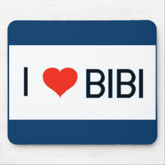 I Love Bibi Mouse Pad