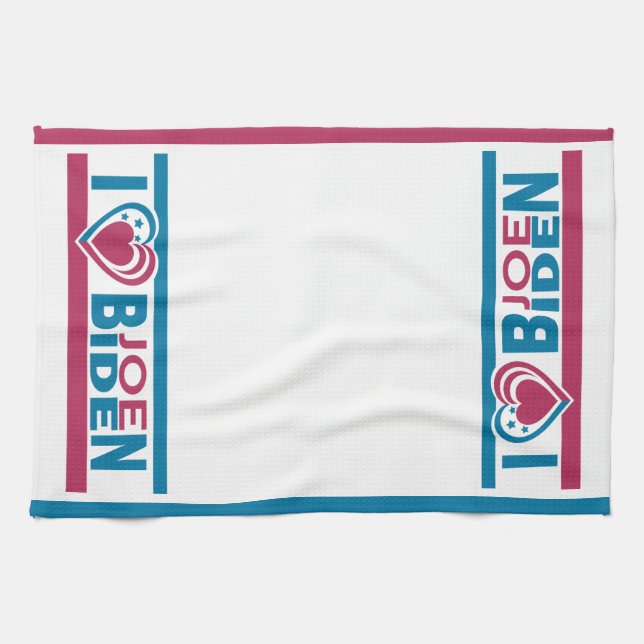 I Love Biden Kitchen Towel (Horizontal)
