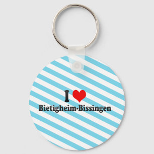 I Love Bietigheim-Bissingen, Germany Keychain