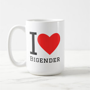 I love bigender coffee mug