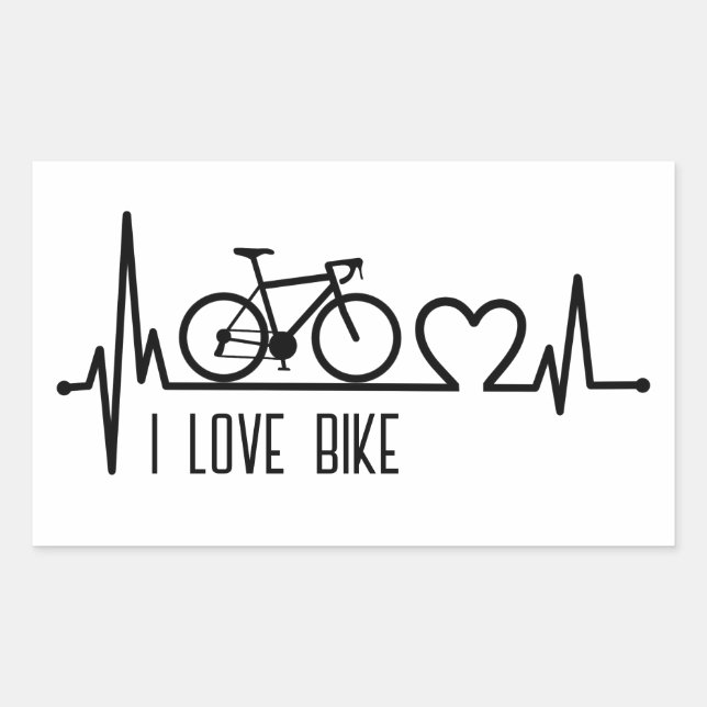 I love bike sticker (Front)