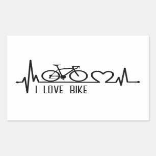 I love bike sticker