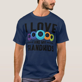 I Love Bingo And My GrandkidsFunny Bingo  T-Shirt