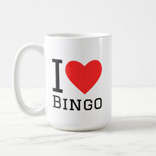 I love bingo coffee mug