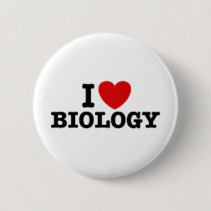 I Love Biology 2 Inch Round Button