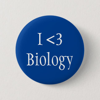 I Love Biology 2 Inch Round Button