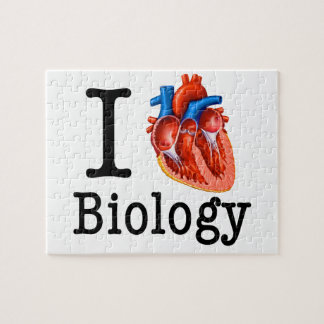 I Love Biology Jigsaw Puzzle