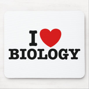 I Love Biology Mouse Pad