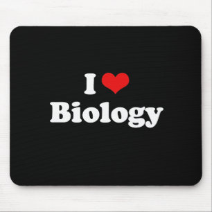 I Love Biology Tshirt Mouse Pad