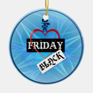 I Love Black Friday  Ornament