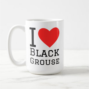 I love black grouse coffee mug
