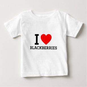 I Love Blackberries Baby T-Shirt