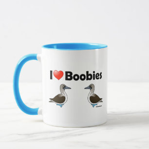 I Love Blue-footed Boobies Mug