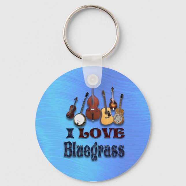 I LOVE BLUEGRASS-KEYCHAIN KEYCHAIN (Front)