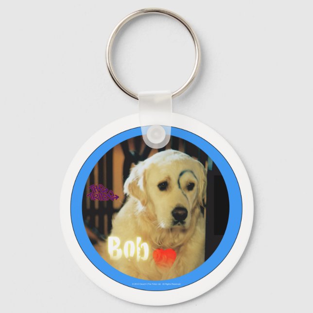 I love Bob the dog! Keychain (Front)