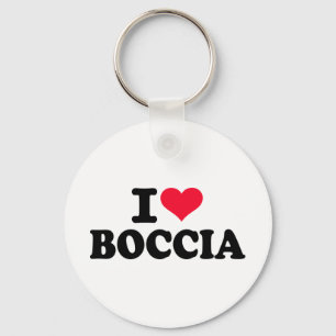 I love boccia keychain