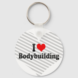 I love Bodybuilding Keychain