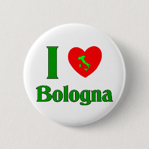 I Love Bologna 2 Inch Round Button