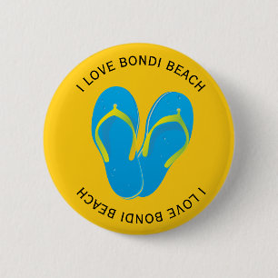 I Love Bondi Beach 2 Inch Round Button